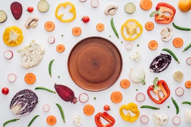 Miski z kolorowymi składnikami